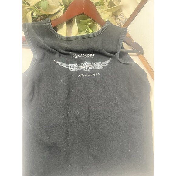Vintage Womens Allentown Pa  Harley Davidson  Tank Top Shirt L.     J - Picture 3 of 6